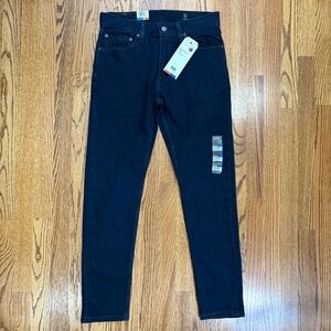 NWT Levi's 512 Slim Taper Stretch 31x30 Dark Jeans